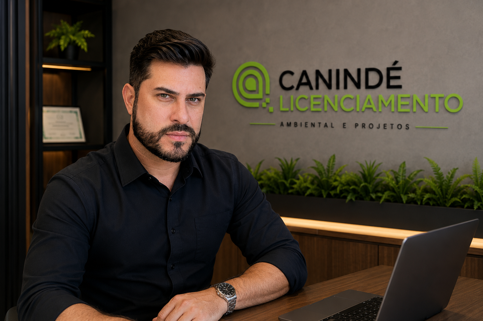 Atendimento técnico no escritório da Canindé Licenciamento